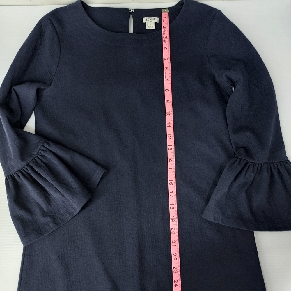 J. Crew Factory Ruffle Sleeve Dress - Picture 7 of 8